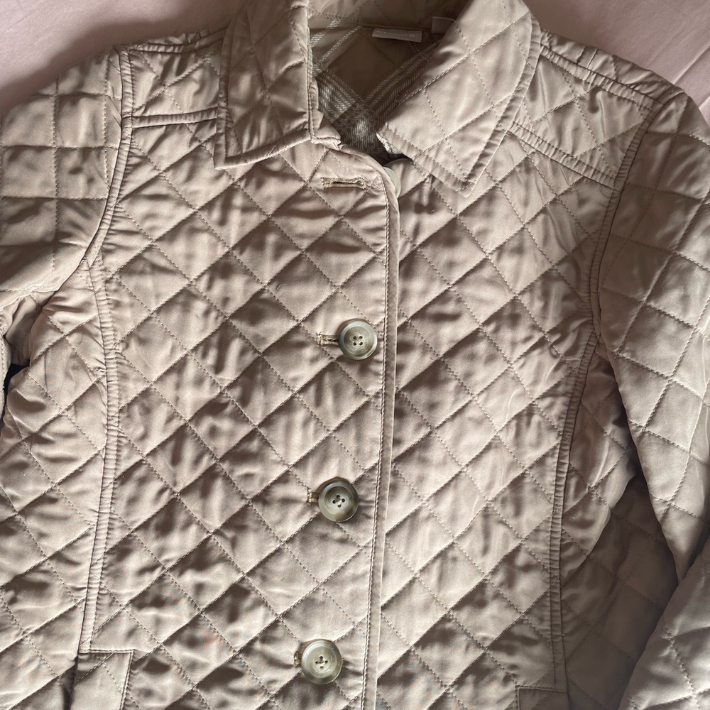 Chicos Nude/Neutral Quilted Jacket - image 5